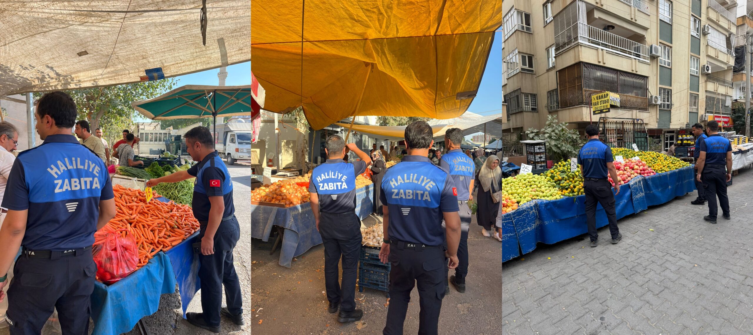 Haliliye’de pazar yerlerine sıkı denetim: Kurallara uymayan 7 esnafa ceza kesildi