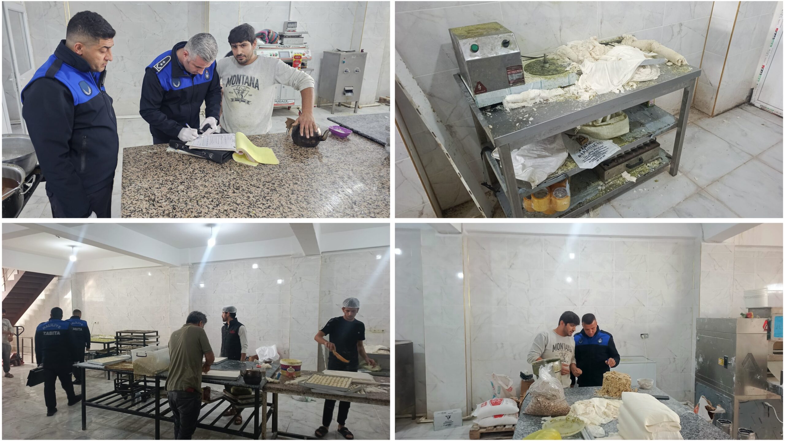 Haliliye’de baklava imalathanesine zabıta baskını: Bozuk ürün ve hijyen ihlaline ceza yağdı
