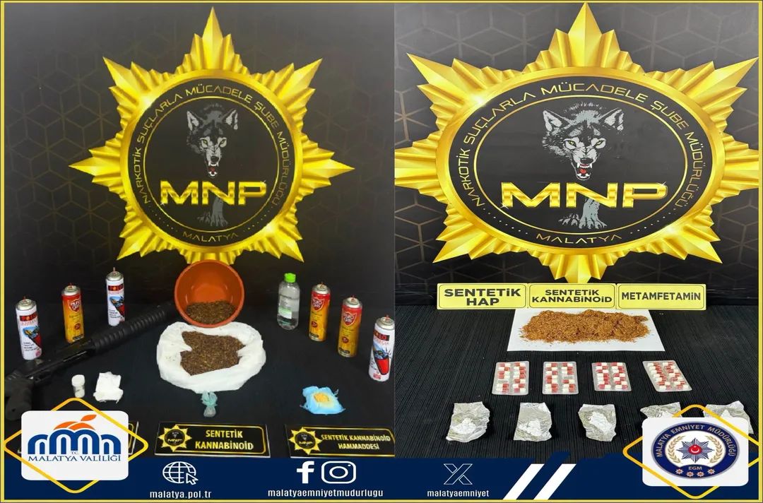 Malatya’da zehir tacirlerine operasyon: Gözaltına alınan 7 şüpheli tutuklandı