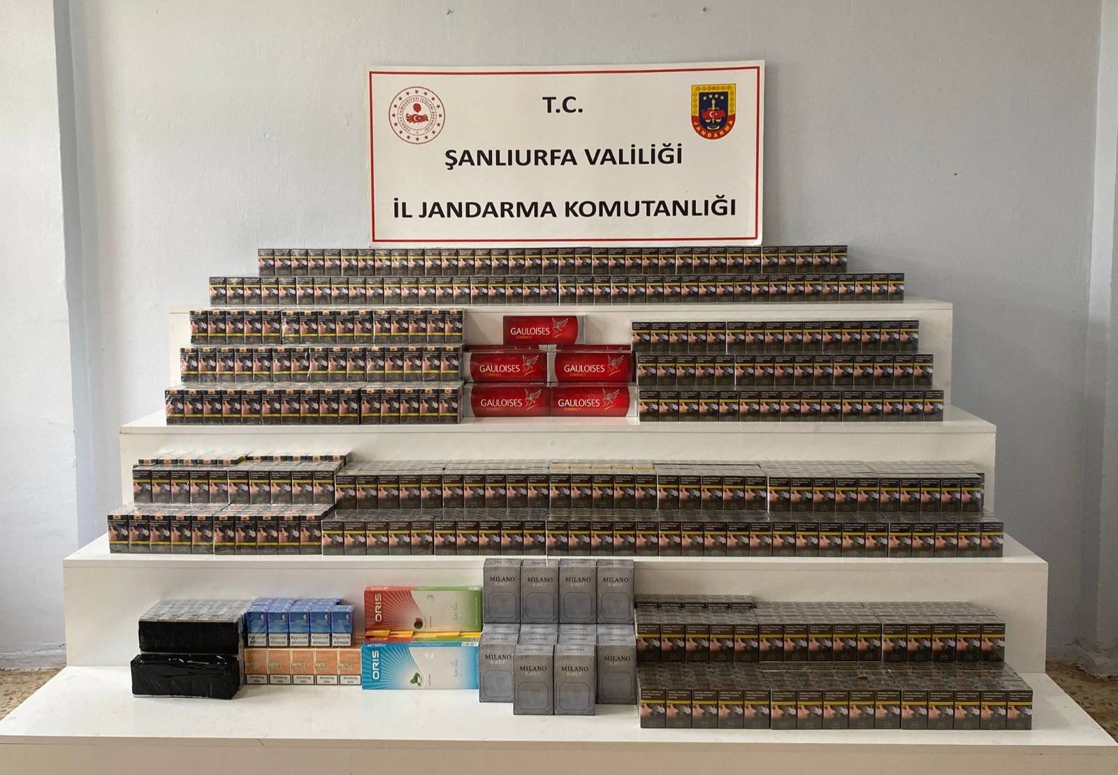 Şanlıurfa’da kaçak sigara operasyonu: 29 şüpheli hakkında işlem yapıldı