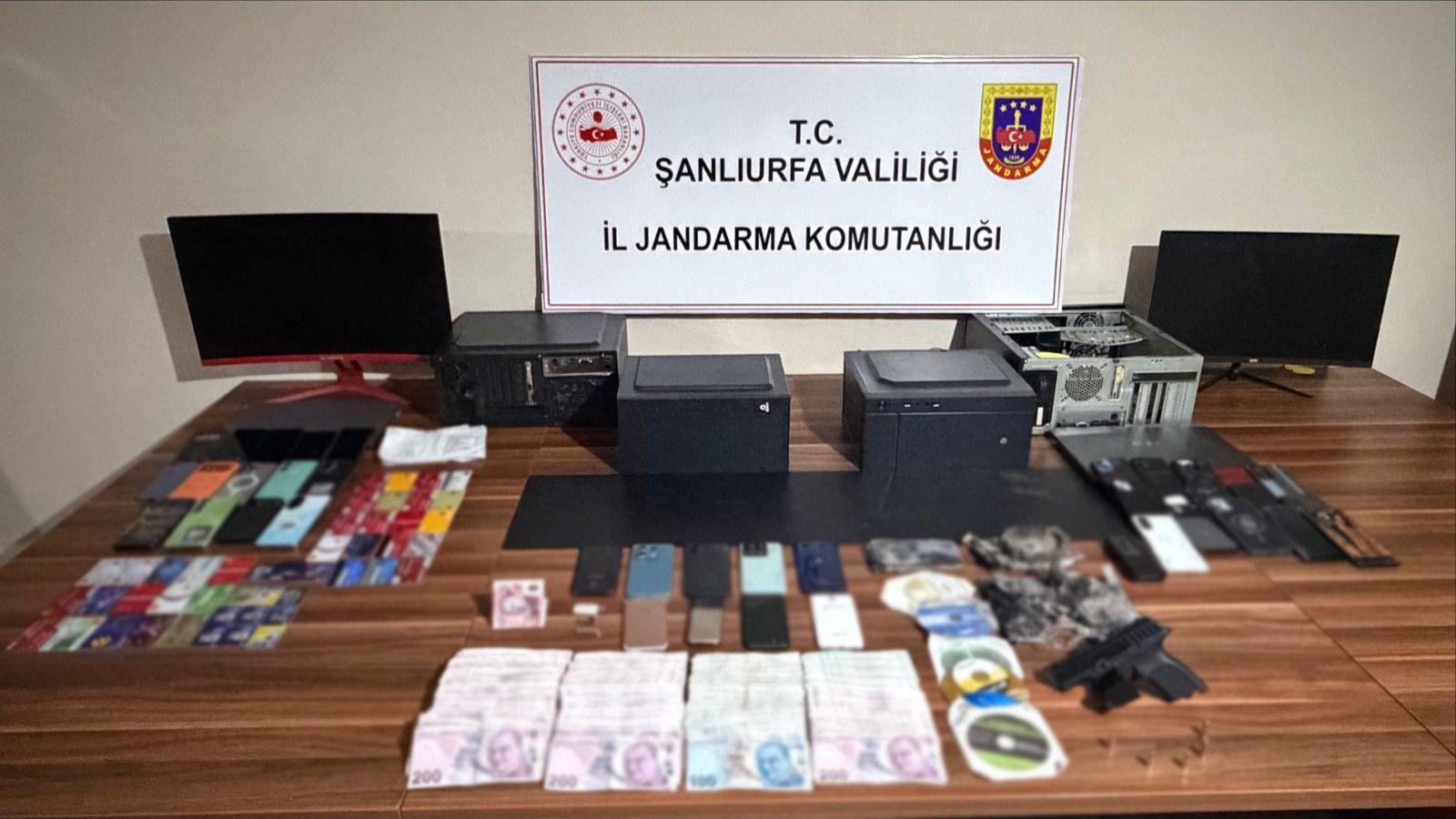 Şanlıurfa’da siber dolandırıcılık operasyonu: 14 gözaltı
