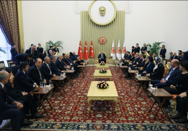 Cumhurbaşkanı Erdoğan, TBMM’deki 23 Nisan resepsiyonuna katıldı