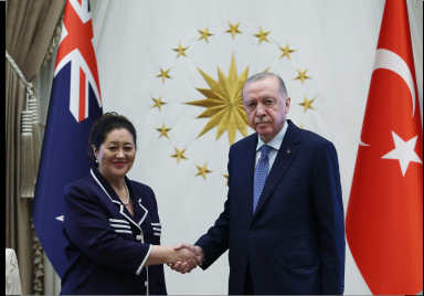 Cumhurbaşkanı Erdoğan, Cindy Kiro’yu kabul etti