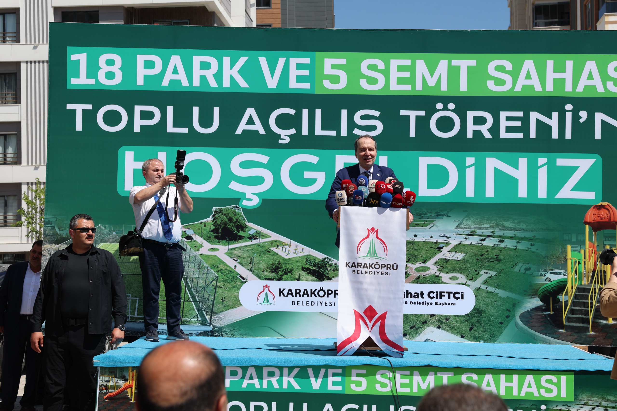 Fatih Erbakan Şanlıurfa’da: “Karaköprü ahlaklı belediyeciliğin örneği oldu”