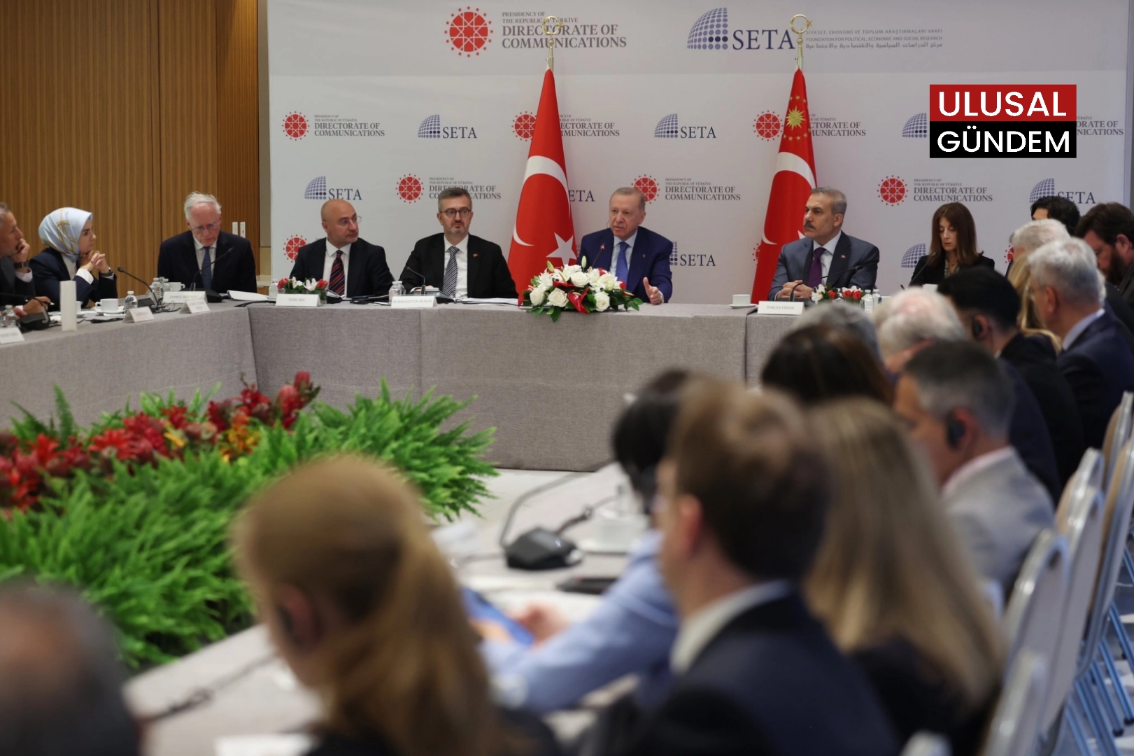 Cumhurbaşkanı Erdoğan New York’ta ABD’li düşünce kuruluşlarıyla buluştu