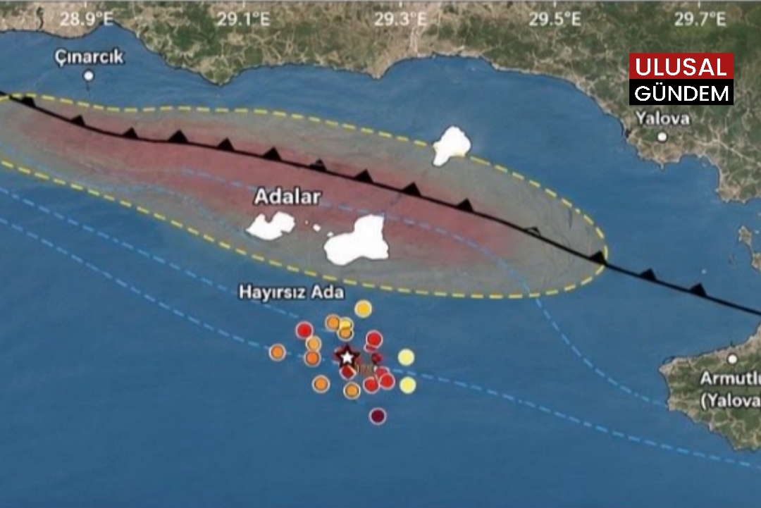 Marmara Denizi’nde korkutan sarsıntı: 3,5 büyüklüğünde deprem!